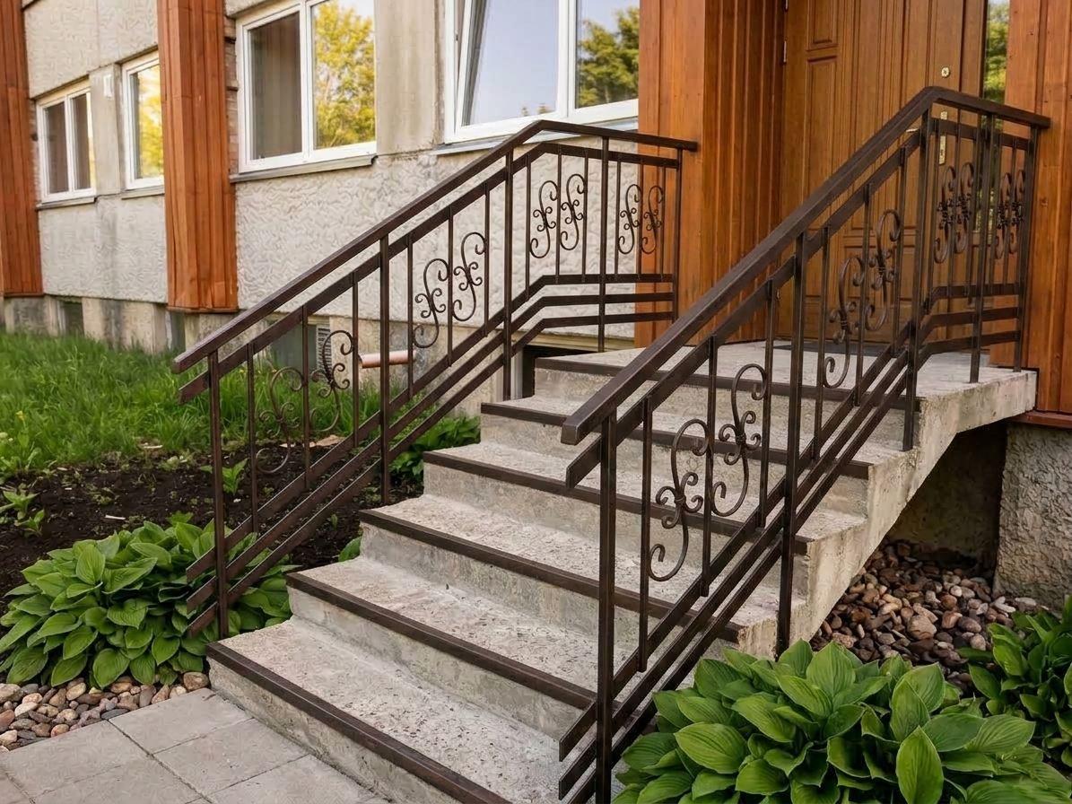 Forged stair railings