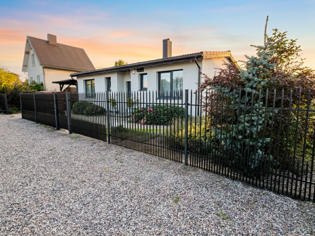 Vertical bar fence and wicket gate