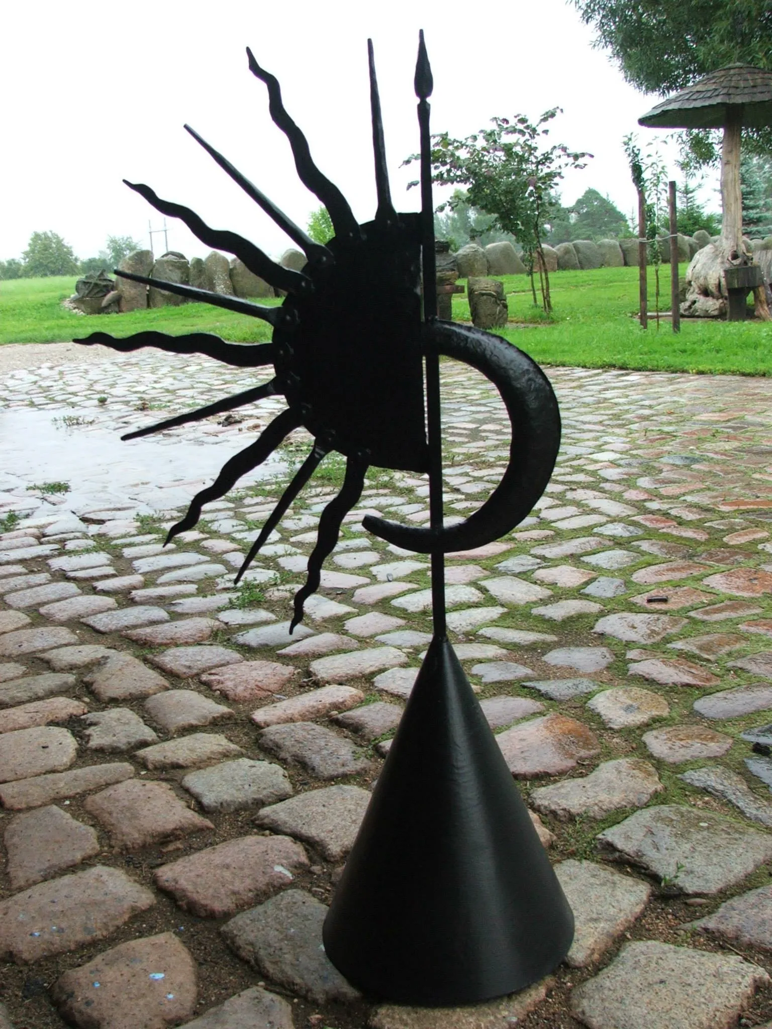 Kalviški kryžiai ir saulutės